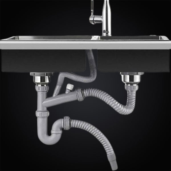 Waste Pipe Kit for Double Sinks