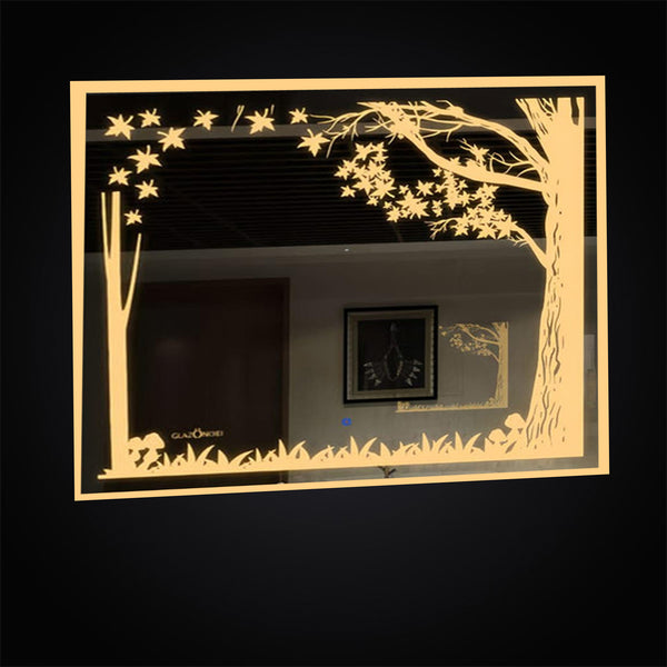 Scenery Square LED Mirror