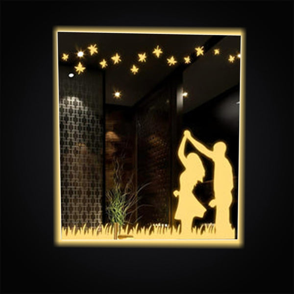 Romantic Square LED Mirror