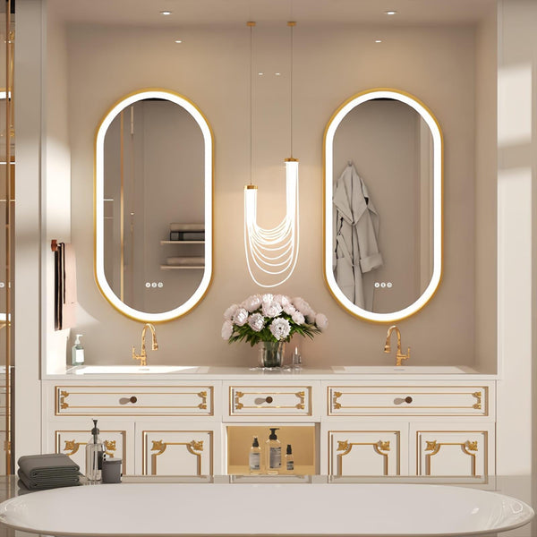 Luxury LED Mirror with Round Edges