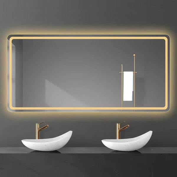 Decent and Elegant Rectangular LED Mirror in Different Colors